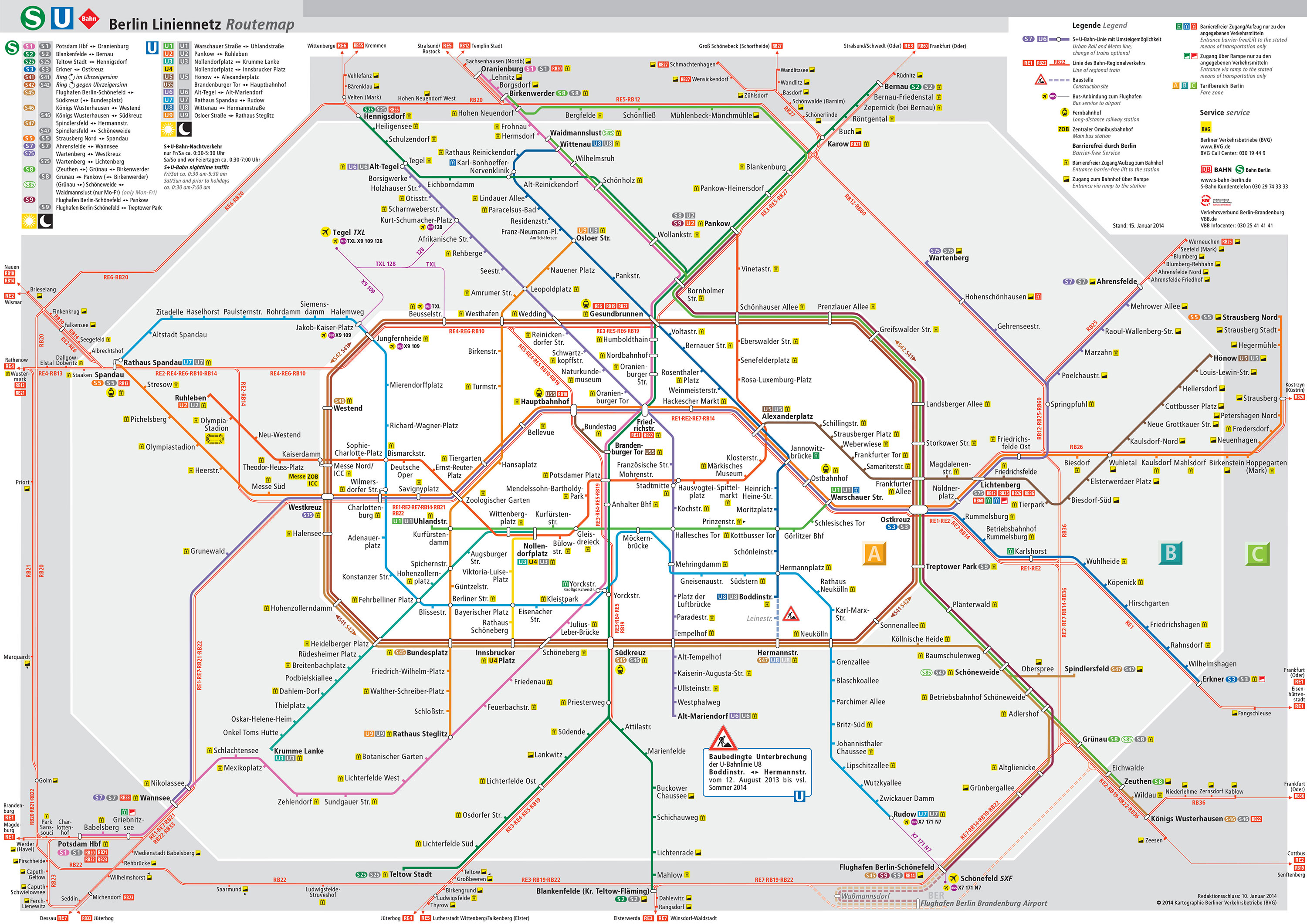 Bus Und Bahn Berlin Fahrplan Karte