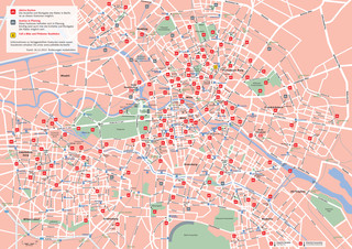 Karte die stationen Call a Bike von Berlin